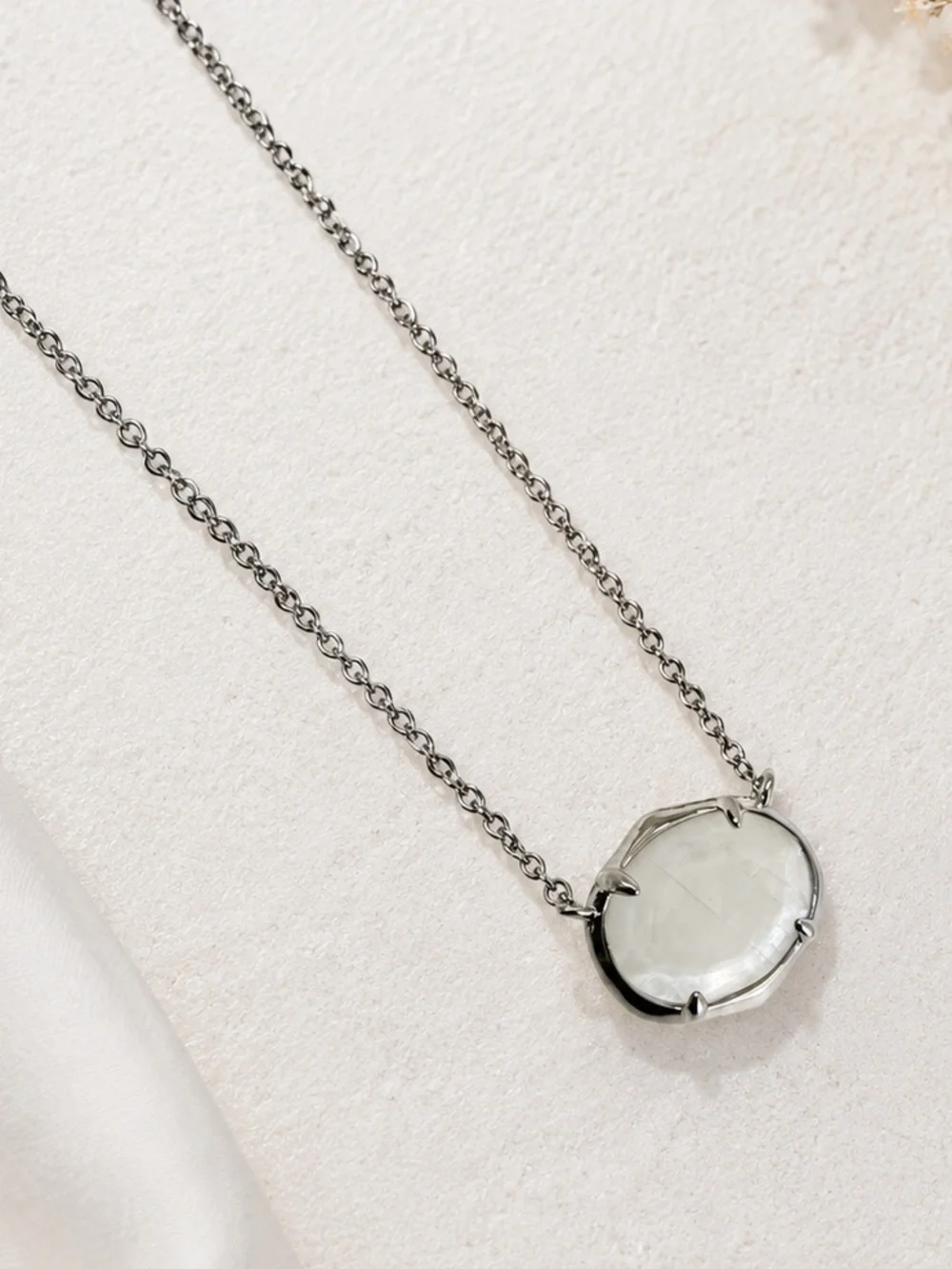 Kendra Scott Henley Pendant Necklace - Ivory/Silver